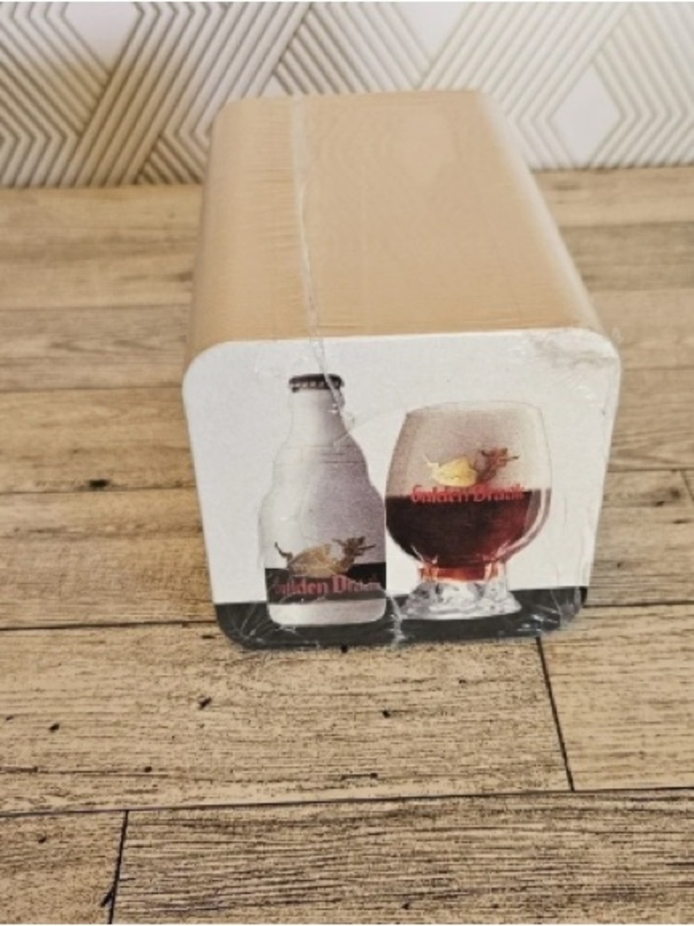 Golden Dragon Cream Beverage Napkins for Entertaining